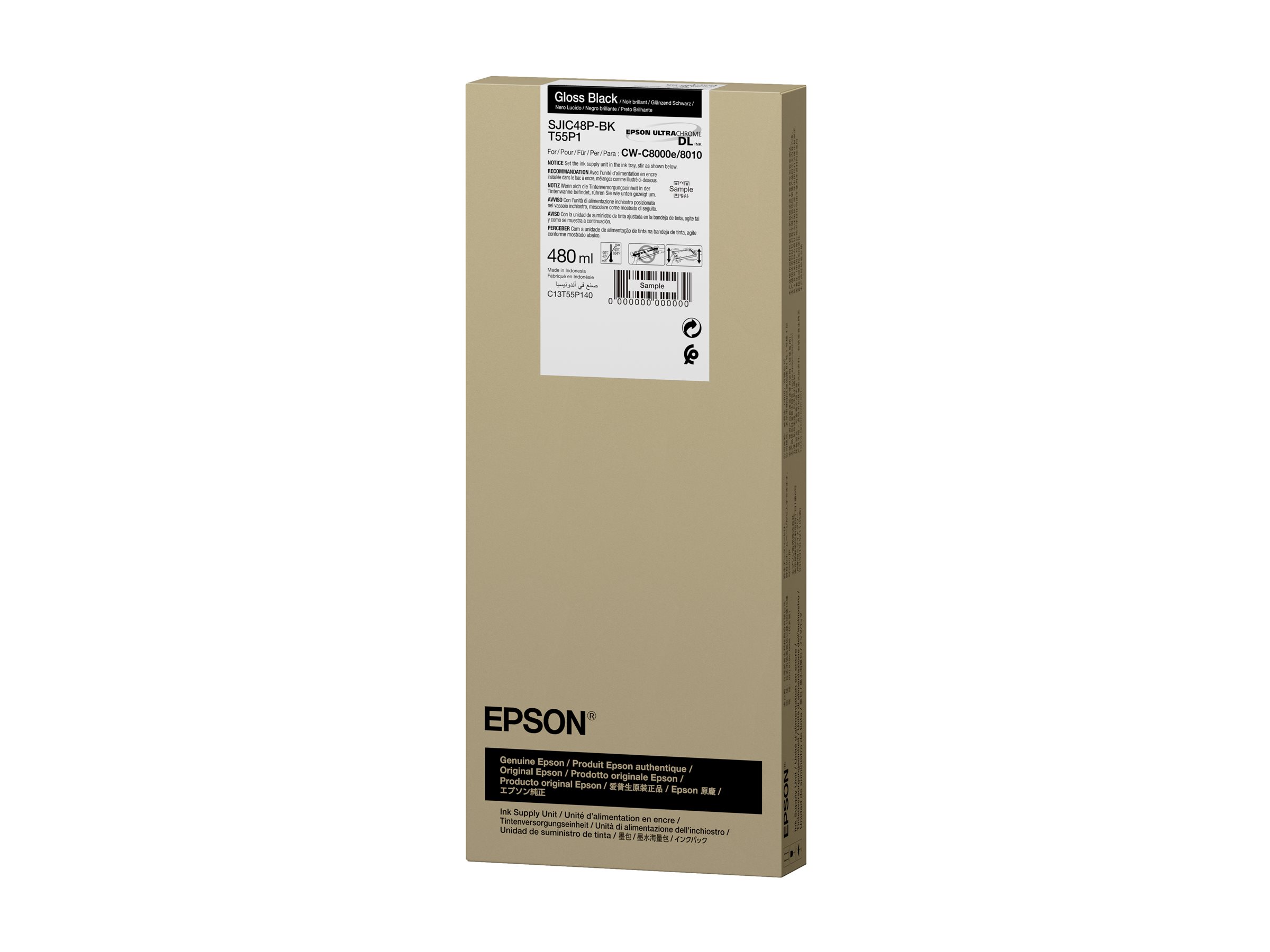 Epson Tinte C13T55P140, SJIC48PBK