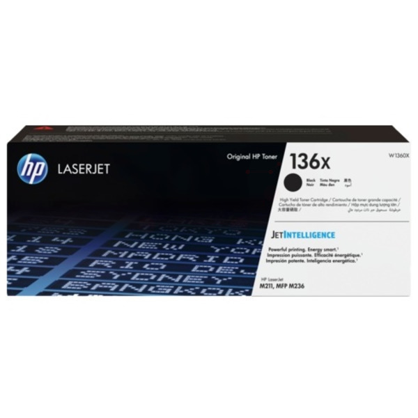 HP Toner W1360X, 136A