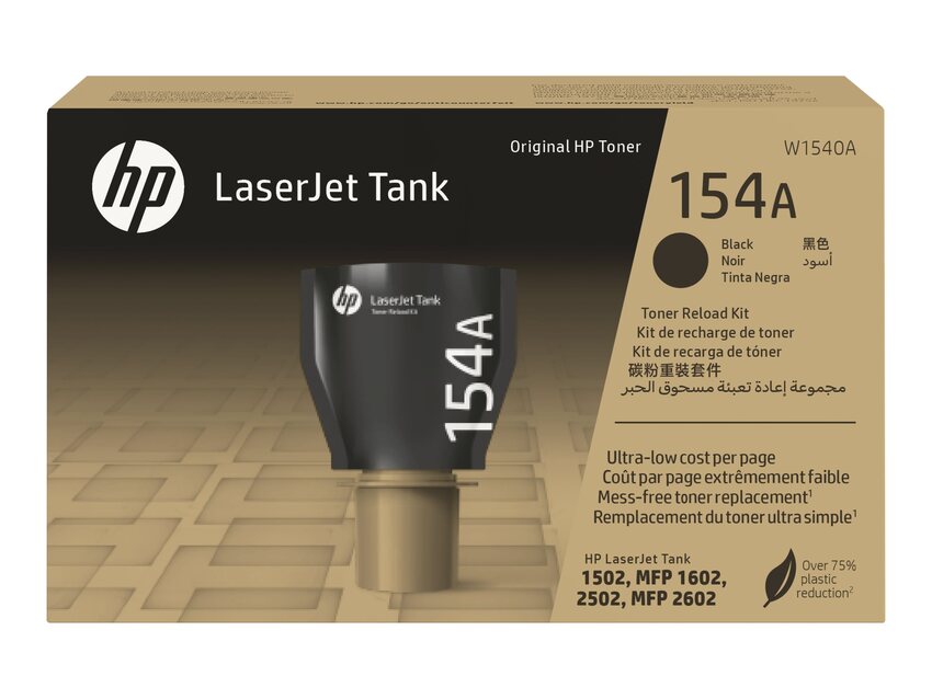 HP Toner W1540A, W1530A, 154A, 153A
